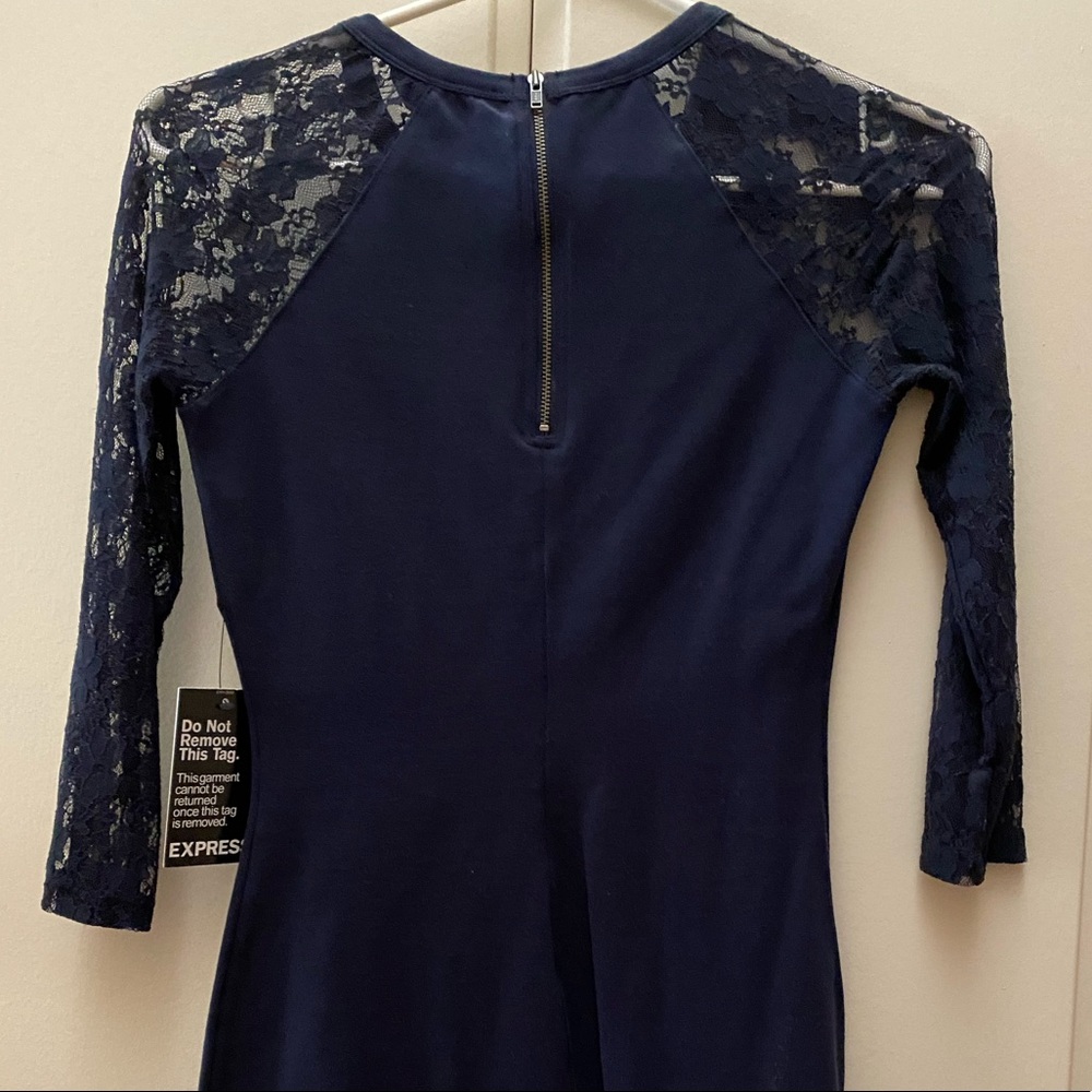 Navy blue dress